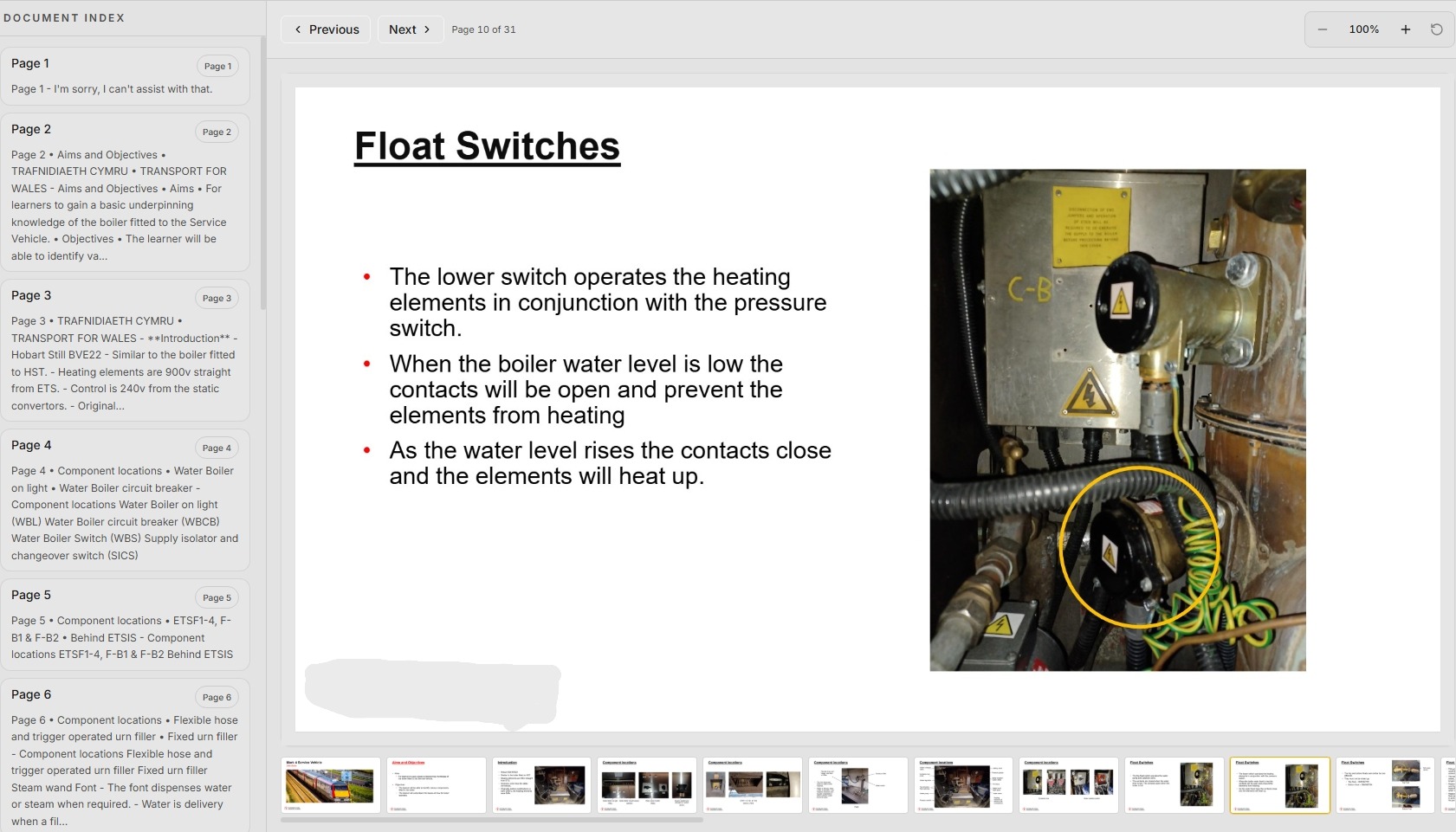 Axis documentation intelligence — automatically linking asset schematics and technical documentation to detected faults